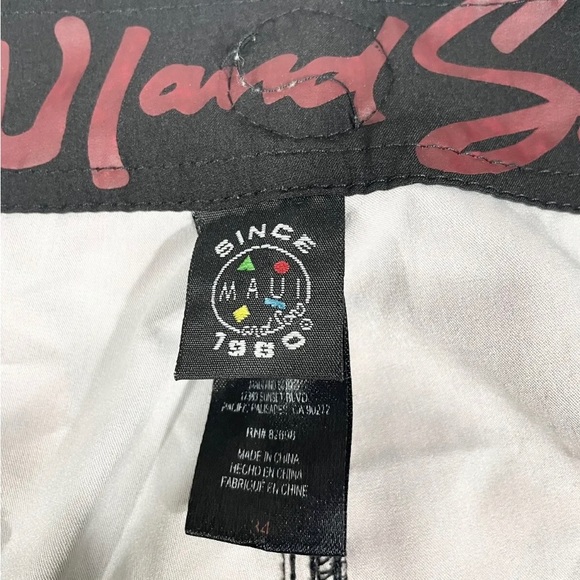 Maui And Sons Mens Floral Multicolor Swin Board Shorts Size 34 - Picture 6 of 10